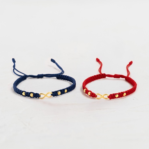 [PR01] PULSERA DUO INFINITO CON BALINES