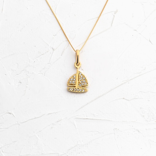 [DN474] DIJE VELERO DORADO