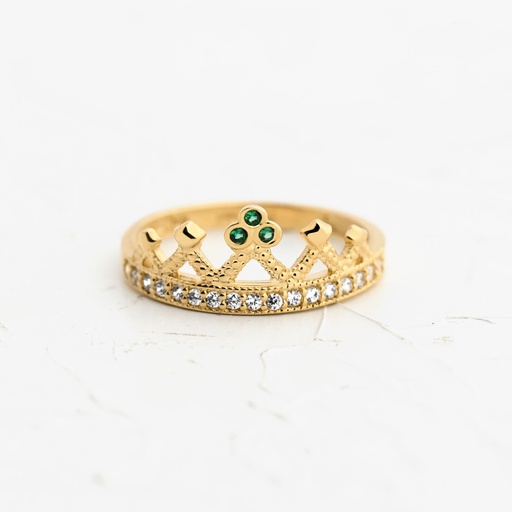 [AN1655] ANILLO 15 CORONA DE TREBOL