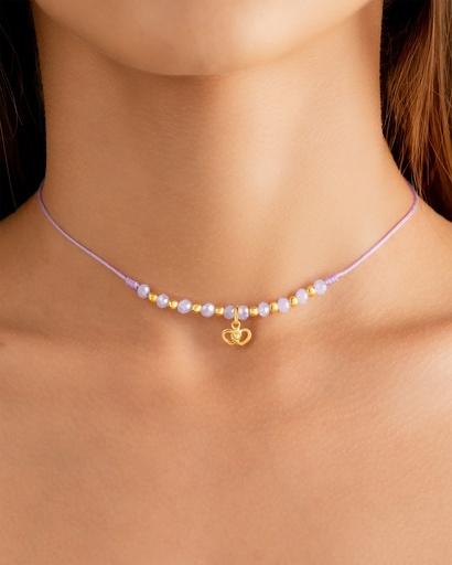 [CHOK26] CHOKER BLUSH ROMANCE
