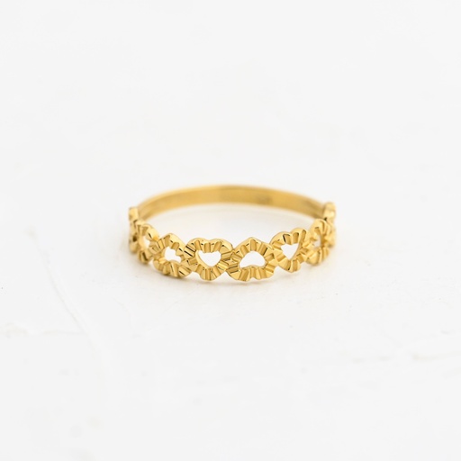 ANILLO CORAZON DIAMANTADO  