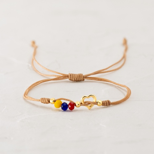 [PH56] PULSERA CORAZÓN COLOMBIANO
