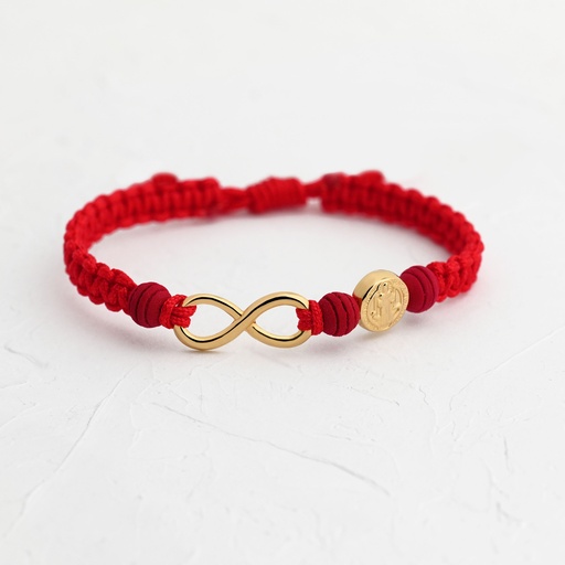[PH187] PULSERA SAN BENITO CON INFINITO